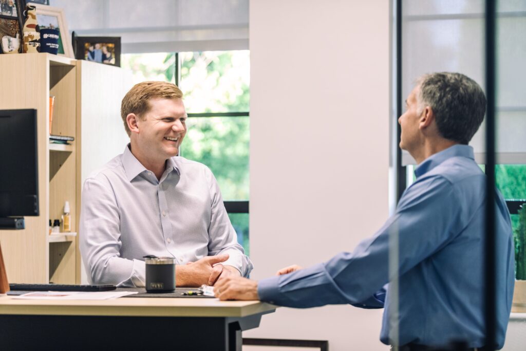 Gridiron Team Members Having a Conversation