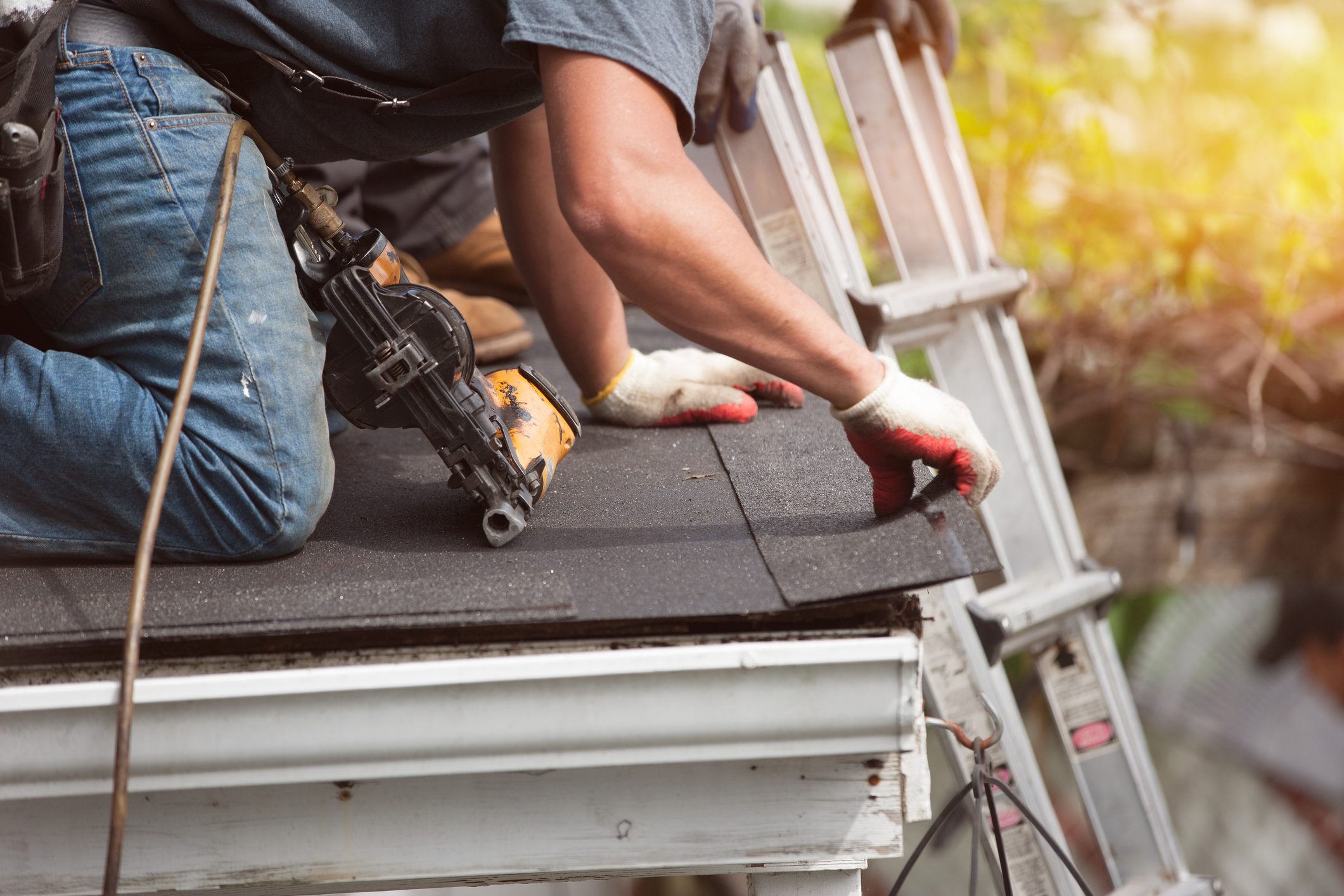 Roofers Installing Roof