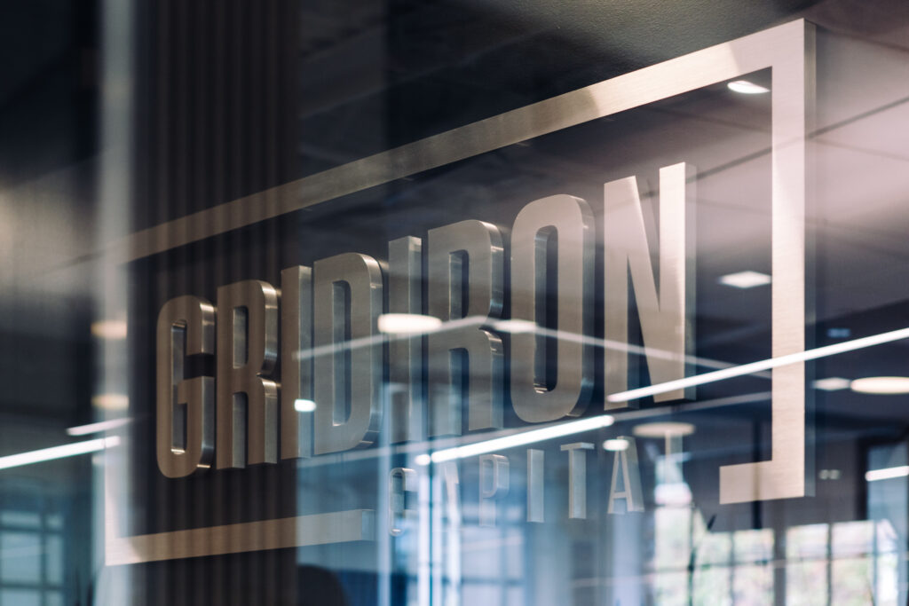 Gridiron Capital Sign Interior